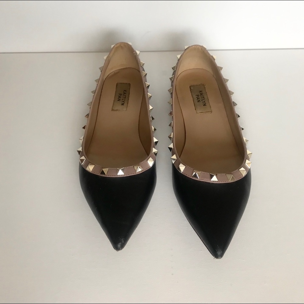 Kaitlyn Pan rockstud flats